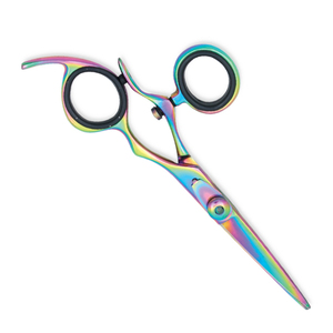 Tijeras de Barbero Profesionales para Diestros, Mango Giratorio para el Pulgar, Hoja Afilada de Acero Inoxidable, Suministros para Salón de Belleza, Grado A+ - Product Image 3