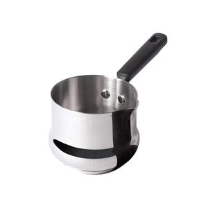Cacerola de Acero Inoxidable con Boquilla para Servir, Asa Resistente al Calor, Olla Duradera para Leche y Salsas para Uso en la Cocina - Product Image 1