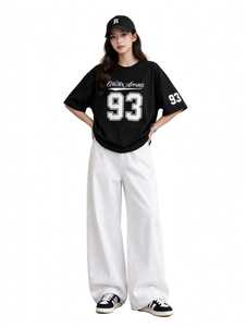 เสื้อยืดเจอร์ซีย์ผ้าฝ้าย 100% ทรงหลวมสำหรับผู้ชายและผู้หญิง เป็นมิตรกับสิ่งแวดล้อม โลโก้ด้านหน้า น้ำหนัก 300 กรัม ดีไซน์เรียบง่าย - Product Image 4