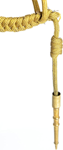 Aiguillettes de haute qualité en or et argent pour uniformes d'infanterie – Vente en gros d'aiguillettes personnalisées avec cordons dorés et embouts - Product Image 5