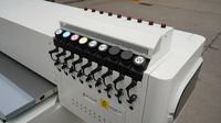 Nueva llegada de impresora automática de galletas de macarrón comestible pequeño formato A1 con cabezal de impresión I3200 para impresión de tarjetas
