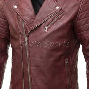 Veste tendance élégante de qualité supérieure, confortable, en cuir pour hommes, en vente au prix de gros - Product Image 3
