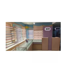 Modern Eyewear Store Interior Design Premium Smart Lighting Elegant Spectacle <b>Display</b> Units <b>Wall</b> Mounted <b>Display</b> Furniture - Product Image 4