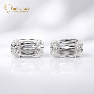 Diamant cultivé en laboratoire Parthvi, taille crush, couleur E/F, polissage excellent, taille excellente, symétrie excellente, diamant CVD en vrac, clarté VVS - Product Image 1