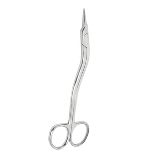Ciseaux chirurgicaux Locklin angulaires 16,5 cm en acier inoxydable poli miroir, instrument de coupe chirurgical - Product Image 6