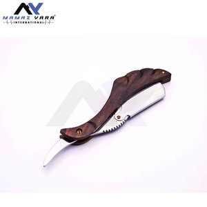 Rasoir droit professionnel personnalisable pour le rasage du visage, lame en acier inoxydable de qualité supérieure, manche en bois de rose, cadeau de luxe pour barbier, pour homme - Product Image 6
