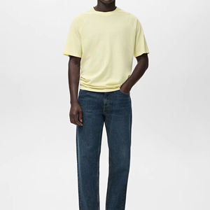 Camisetas Casuales de Algodón 100% para Hombre, Estilo Sólido, Tallas Grandes, Transpirables, Ecológicas, con Impresión Serigrafiada, de Secado Rápido, Precio al por Mayor OEM - Product Image 3