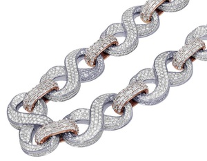 Collier chaîne cubaine unique en argent 925 et moissanite, certifié GRA, style hip-hop, bijoux pour hommes et femmes - Product Image 5