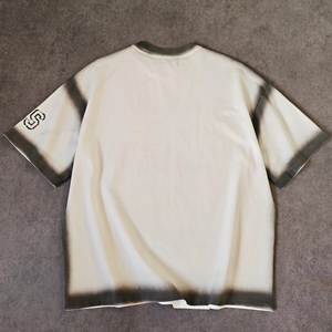Streetwear 100% Cotton Heavy Weight 300gsm Breathable Character Dirty Washed Color <b>Spray</b> Dtg Print Oversized Fit Custom Graphic - Product Image 4