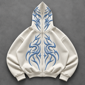 Sudadera con Capucha de Algodón Lavado Bordada Personalizada Unisex para Invierno, Corte Holgado para Marcas de Streetwear Estadounidenses, Bajo MOQ, Proveedor de Fábrica - Product Image 2