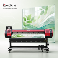 Imprimante à solvant écologique KONGKIM 1,8 m 3,2 m pour l'impression d'affiches publicitaires, de toiles et de vinyles