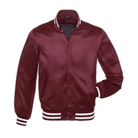 Veste en satin pour homme, tendance, légère, matière lisse, streetwear décontracté, col côtelé, vente chaude
