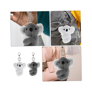 Lindo Llavero de Peluche con Colgante de Animal de Dibujos Animados, Juguete Suave con Forma 3D, Decorado para Pascua: Oso, Rana, Conejo, Pato - Product Image 6