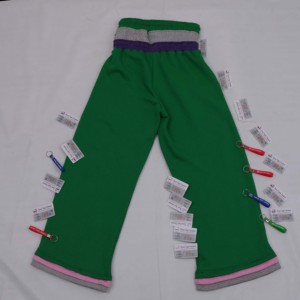 Pantalones Deportivos Anchos Verdes con Cordón Ajustable en la Cintura, Color Sólido, Casuales para Mujer, Primavera, Corte Holgado, Tejido de Spandex y Algodón - Product Image 6