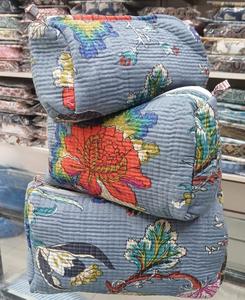 Premium Quilted <b>Toiletry</b> Bags with Vibrant Prints Spacious <b>Storage</b> & Durable Zip Closure for Travel Makeup & Daily Use - Product Image 5
