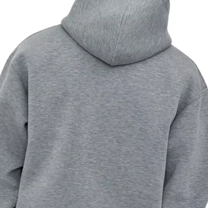 Sweat à capuche zippé pour homme 100 % coton épais, style streetwear, épaules tombantes, écologique, respirant, décontracté, mode hiver - Product Image 5