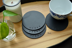 Juego de Posavasos de Cuero Genuino de Vaca Hechos a Mano - Juego de Posavasos de Piel de Vaca - Posavasos Únicos - Cuero Genuino de Vaca Estilo Western - Product Image 2