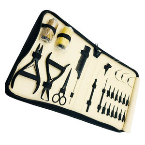 Professional High Quality Stainless Steel Hair Extension <b>Tools</b> <b>Kit</b> 2 Hole Crimping Plier 12pcs Clips Parting <b>Tool</b> <b>Mini</b> - Product Image 1