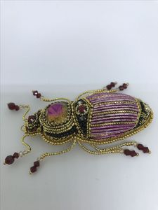 Premium Quality MD HANDICRAFTS Handmade Embroidered Brooch with Colorful Bead Embellishments for Wedding for Ages 16-20 - Product Image 2