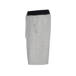 2026 Men's Gray Cotton Bermuda Shorts With Drawstring Waist Casual Breathable Knitted Sport Style Mid Rise Shorts For Sale - Product Image 2