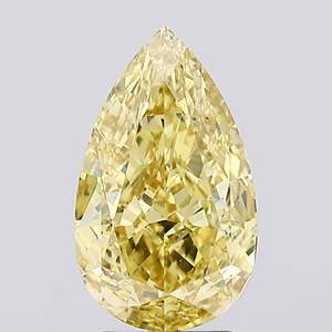 Diamante solitario de 2 a 3 quilates, corte pera, corte excelente, pureza VVS, certificado IGI, color E, cultivado en laboratorio por CVD. - Product Image 3