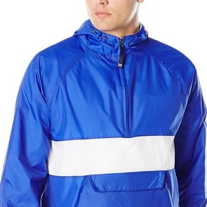 New Fashion Style Waterproof Summer <b>Rain</b> <b>Jacket</b> Custom Logo Men's Lightweight Outdoor 100% Polyester Wholesale High Quality - Product Image 3