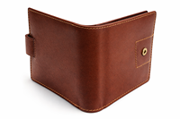 Dompet Kulit Asli Premium WRIZA untuk Pria |   Dompet Cokelat Terbuka dengan Perlindungan RFID, Banyak Slot Kartu, Jendela ID, Benggala Barat