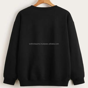 Sweatshirts lourds pour hommes de haute qualité avec logo personnalisé Vente en gros en usine pour hommes avec logo personnalisé Sweat-shirt en molleton de coton 345GSM - Product Image 2