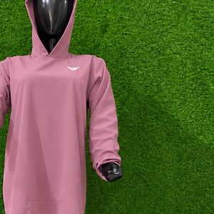 Conjunto Deportivo de Felpa con Capucha para Mujer REDDITO, Manga Larga, Color Sólido, Pantalones Largos, Corte Regular Informal, con Cordón Ajustable - Product Image 2