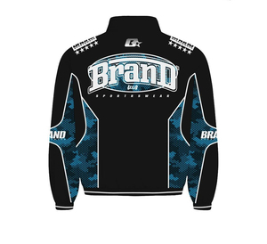 เสื้อแจ็คเก็ตสำหรับแข่งรถแบบสั่งทำพิเศษสำหรับผู้ใหญ่ ผ้าโพลีเอสเตอร์กันน้ำ ชุดวอร์มระบายอากาศสำหรับรถแข่งโกคาร์ท ชุดสำหรับชายหาดและออฟโรด ชุดวอร์มแบบ OEM - Product Image 4