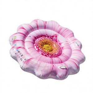 Materassino Gonfiabile a Forma di Margherita Rosa, Galleggiante per Piscina Unisex in Plastica - Product Image 2