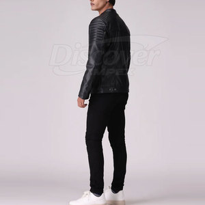 Vestes en cuir les plus vendues, faible MOQ, vestes en cuir pour l'hiver, nouvelle arrivée, vestes en cuir imperméables pour hommes - Product Image 4