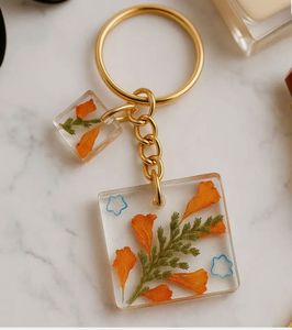 Custom Resin <b>Key</b> Ring Business Promotional Giveaway Branded Souvenir Durable Lightweight Corporate Event Gift - Product Image 2