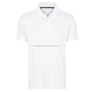 Camisetas de Polo de Golf para Hombre, Blancas o Negras, Lisas o con Diseño Personalizado Bordado o Impreso, de Algodón o Poliéster - Product Image 1