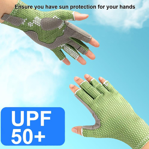 Gants de pêche respirants, confortables, coupe décontractée, légers, à doigts courts, compatibles avec la chasse et la pêche, unisexes, best-sellers - Product Image 3