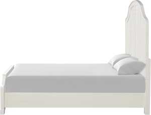 Cadre de lit moderne en pin massif durable, style côtier, avec tête de lit à lattes, nécessite un sommier, design de mobilier traditionnel - Product Image 5