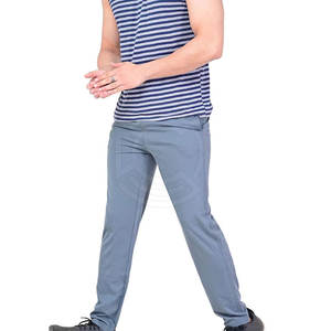 กางเกงลำลองผู้ชายผ้าเนื้อนุ่ม ยืดหยุ่นได้ มีกระเป๋าใช้งานได้จริง ทรงทันสมัย เหมาะสำหรับลุคประจำวัน - Product Image 4