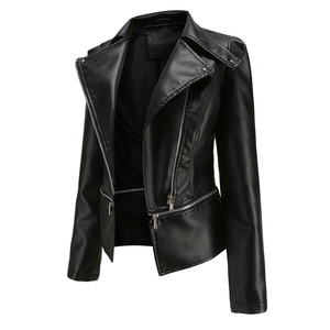 Nouvelles vestes d'hiver pour femmes en cuir véritable et toile, respirantes, qualité supérieure, tricotées, teintes unies, personnalisables, prix abordable, très demandées - Product Image 6
