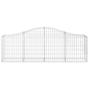 Lot de 2 grands paniers gabions en acier galvanisé argenté – Catégorie de produit : Paniers métalliques - Product Image 4