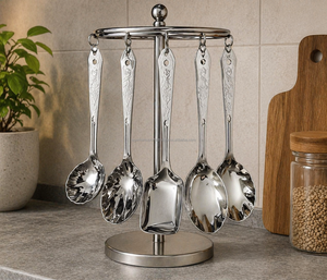 Juego de Cucharas para Servir de Acero Inoxidable Resistente, Última Colección, Utensilios de Cocina, Proveedor de Exportación - Product Image 5