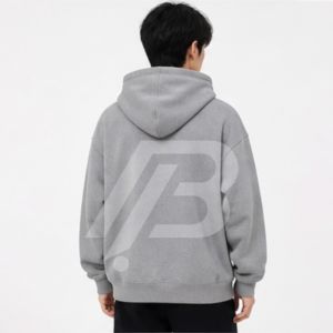 Unisex Oversized for Hoodie All White 100% Cotton <b>Wreath</b> Print Y2K Style Pullover Spring Streetwear - Product Image 5