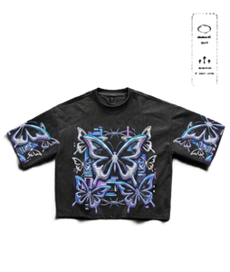 T-shirt pour homme à manches courtes, coupe classique, tricoté en 100% coton, col rond, imprimé numérique écologique, streetwear, tissu 220g - Product Image 5