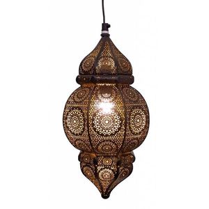 Farol Colgante de Hierro Marroquí al por Mayor con Marco Resistente para Uso en Interiores y Exteriores - Product Image 3