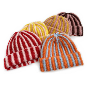 Vente en gros de bonnets de sport pour la course à pied, faible MOQ, haute qualité, bonnets jacquard légers unisexes - Product Image 6