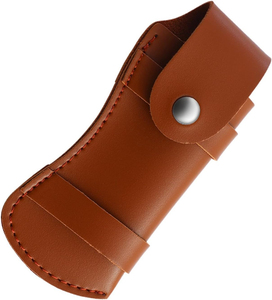 Handmade Leather Pouch For Folding Knives Premium Genuine Leather <b>Belt</b> Sheath Durable Knife Holder Protective Carry Case - Product Image 2