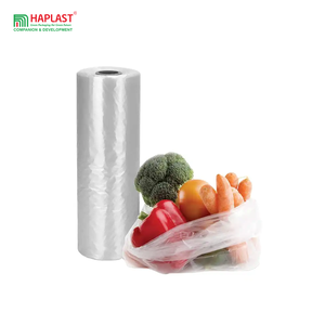 Fabricant biodégradable compostable transparent nettoyage fruits emballage alimentaire supermarché expédition sac de produits sur rouleau - Product Image 1