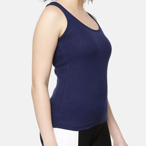 Débardeur tricoté personnalisé pour femme, respirant, sportif, extensible, col rond, nouvelle arrivée, pas cher, élégant - Product Image 1