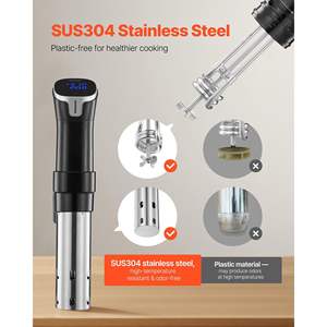 Cottura Sous Vide di Precisione 1100W con WIFI, Circolatore a Immersione, Display LED, Riscaldamento Rapido, Temperatura Precisa, Cottura Lenta Sous Vide - Product Image 6