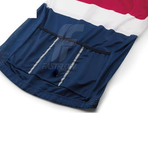 Maillot de cyclisme à manches courtes confortable et respirant avec impression personnalisée, vêtements de sport légers pour adultes, pour la pratique du cyclisme en plein air en été - Product Image 4