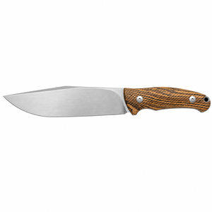 Cuchillos de Caza de Hoja Ancha Premium con Empuñadura de Madera Tallada y Hoja de Acero con Acabado Satinado para Campismo, Senderismo y Actividades al Aire Libre - Product Image 1